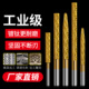 镀钛高速钢磨头旋转锉刀木材软金属塑料打磨抛光去毛刺电动钻头