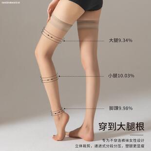 jk长筒丝袜女高筒袜夏季薄款中筒半截防滑肉色防勾丝大腿过膝袜