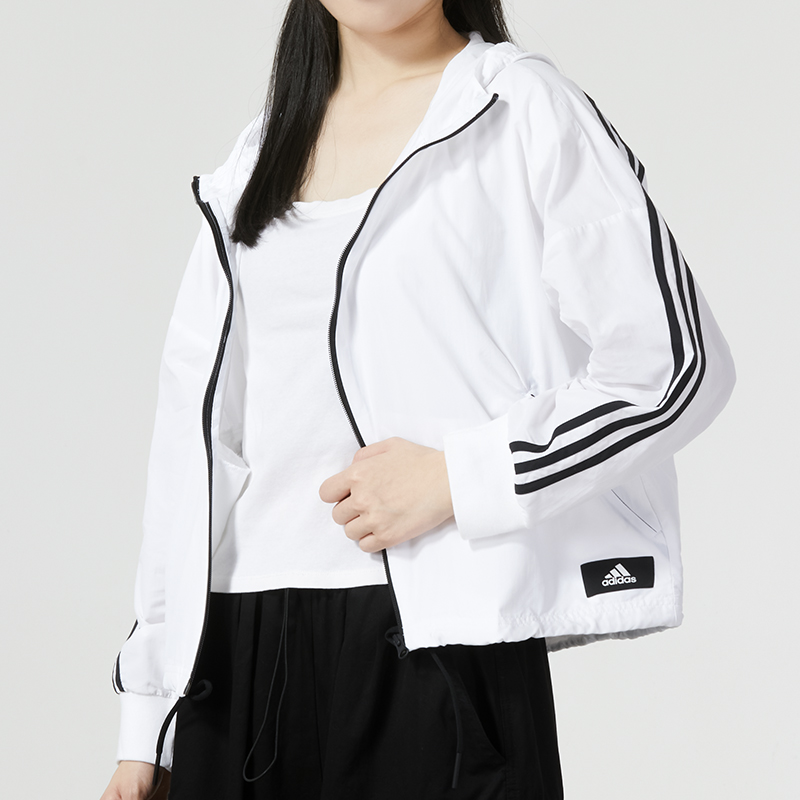 Adidas阿迪达斯连帽防风衣女2