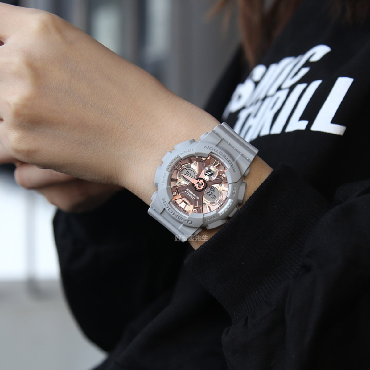 卡西欧g-shock硬碰硬江湖位红黑运动手表男ga-110rb-1a gas-100rb