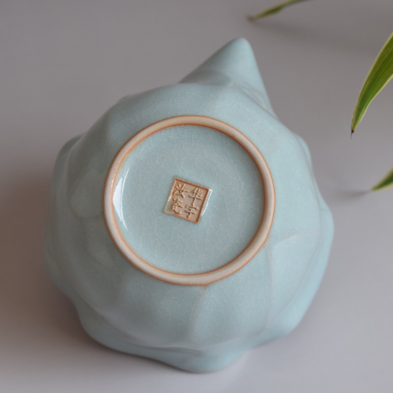 汝瓷大师刘军立 旅行茶具快客杯