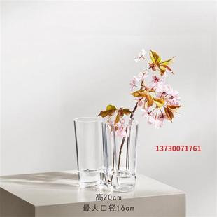 高档大口径花瓶玻璃 水晶花瓶插花瓶加厚大号NTSTUDIO | 芬兰湖泊