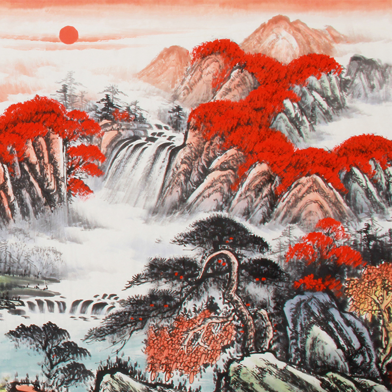 陈克永《精品山水小八尺系列 鸿运当头》