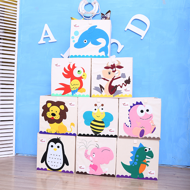 可比熊33深度儿童卡通收纳盒可折叠大号玩具收纳箱子置物袋收纳桶