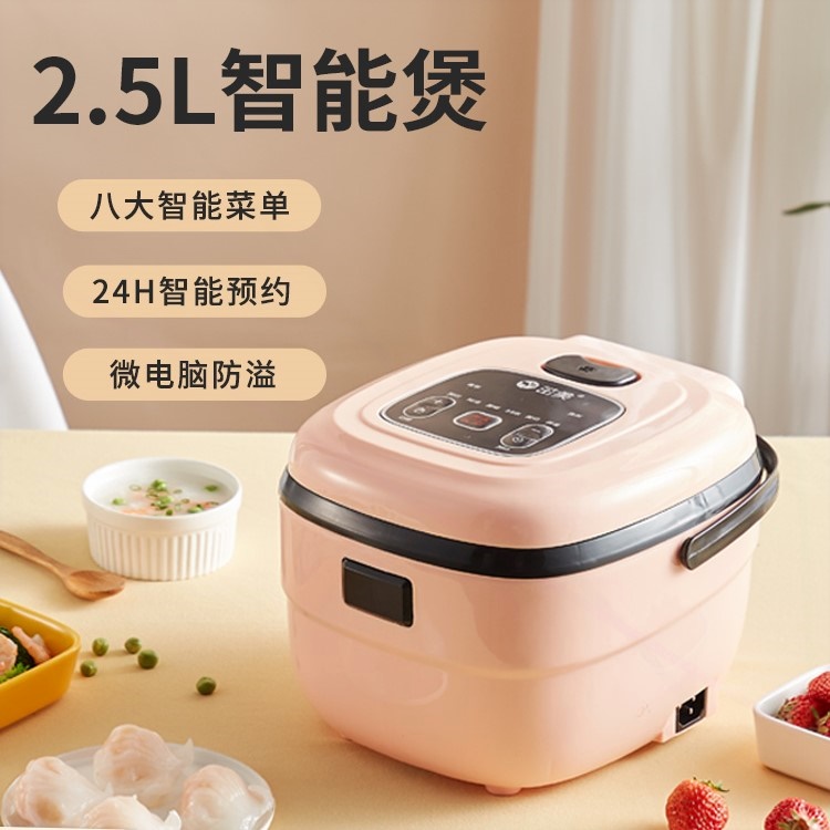 茁美 JWS-666电饭煲家用迷你1智2一3人多功能蒸煮饭4能电饭锅小型