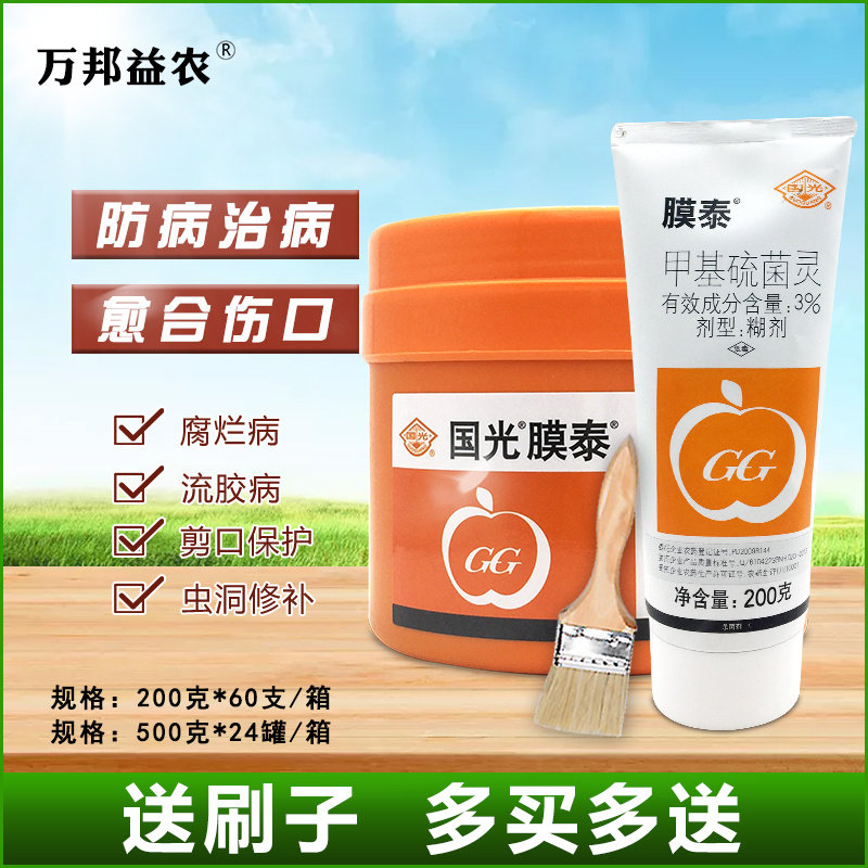 国光膜泰糊涂愈伤涂膜剂涂抹剂树木伤口愈合剂盆景果树伤愈膏杀菌