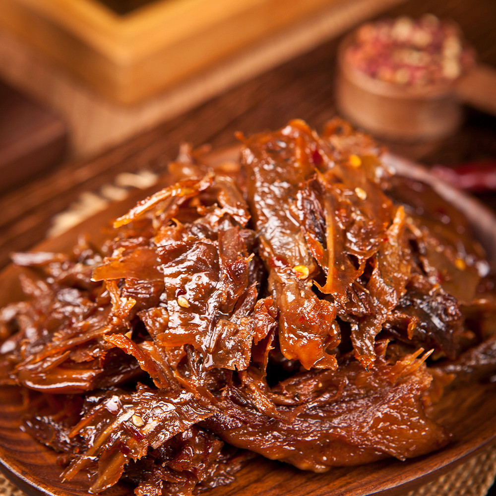 安公子湖南碎碎鸭醴陵特产酱鸭卤制辣味零食休闲追剧罐装小吃200g