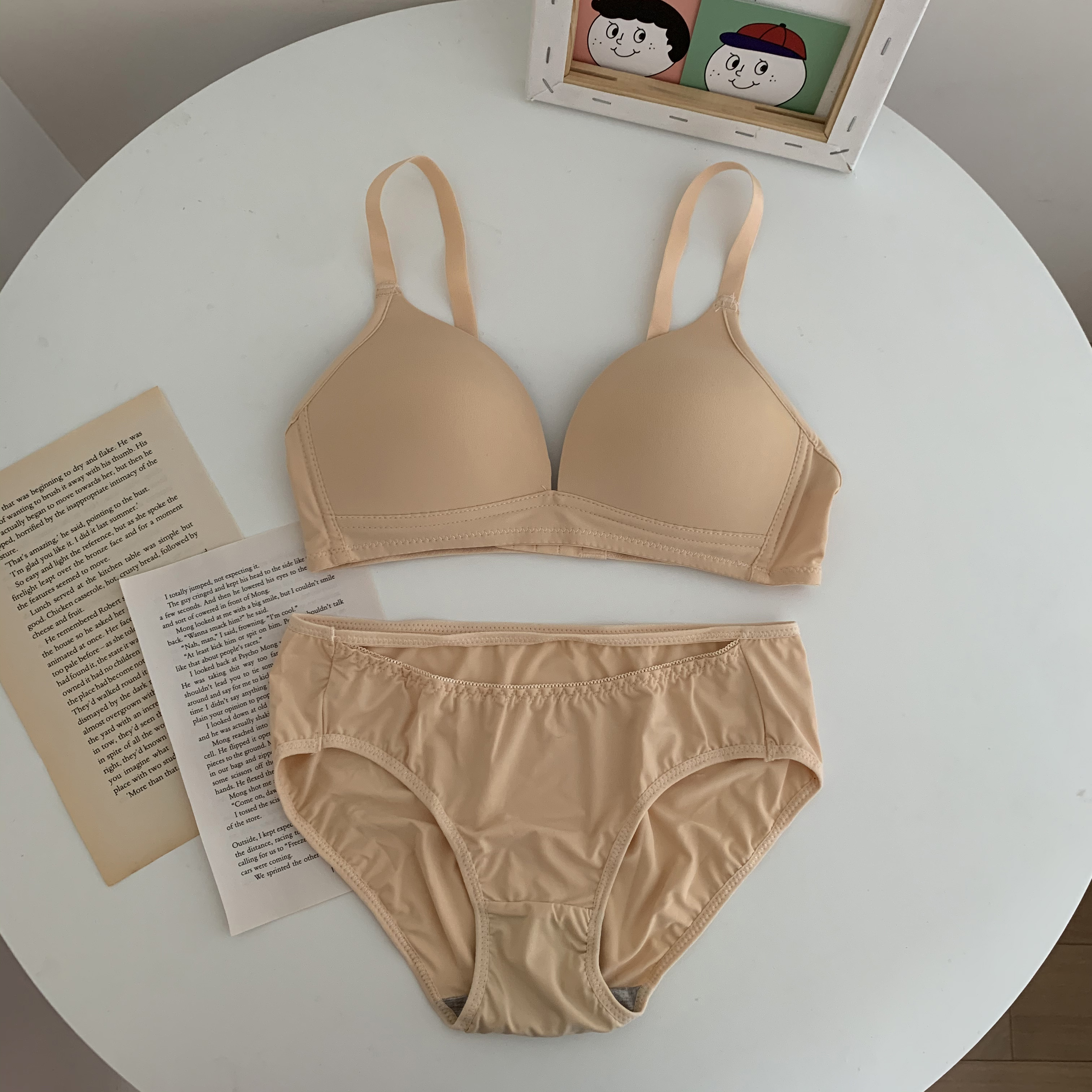 现货实拍实价夏季性感百搭内衣无钢圈收副乳聚拢胸罩文胸套装女