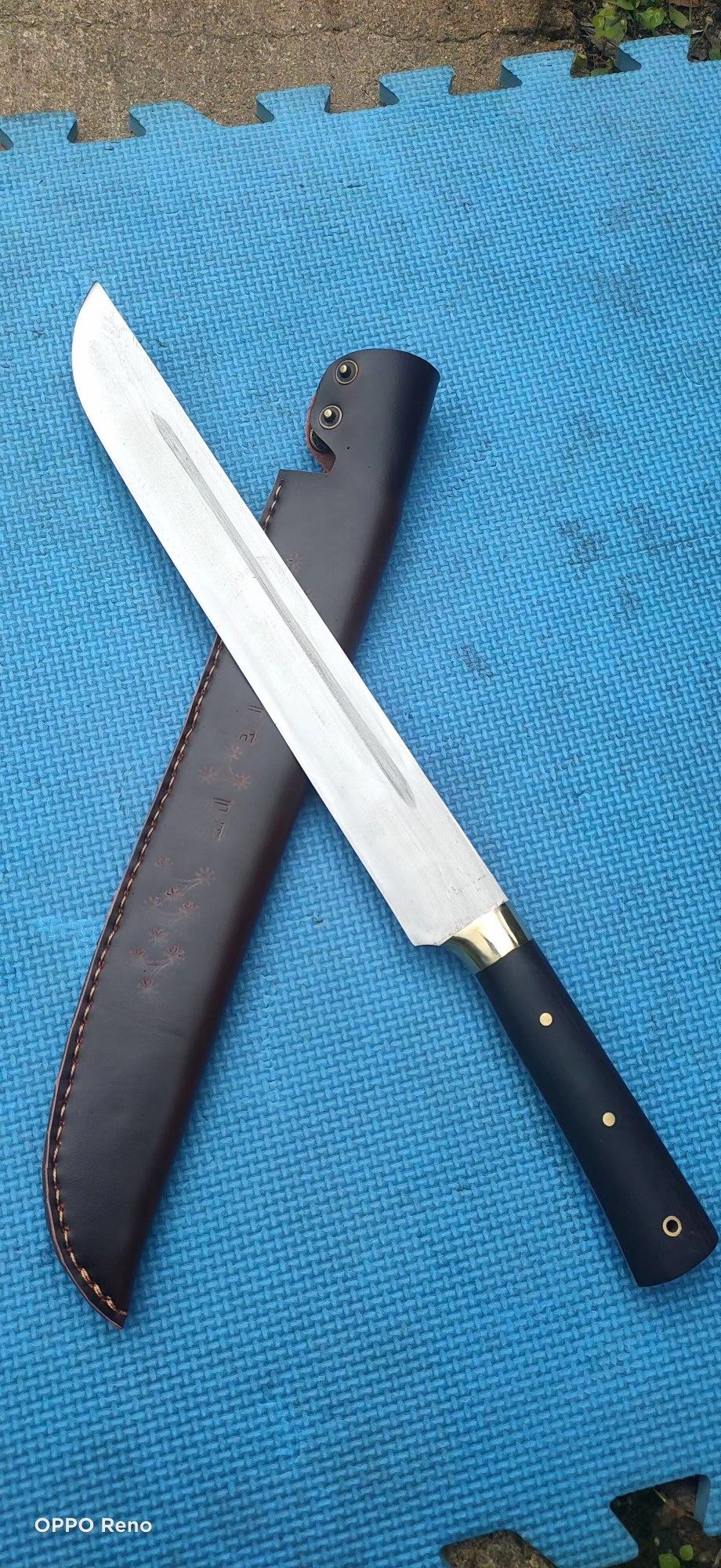 云南户撒手工刀绣春刀镇宅宝剑一体高锰钢唐横刀户外武术刀未开刃