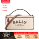 巴利BALLY女士帆布配皮手提单肩斜挎包圆筒包 CALYN ST 6302811