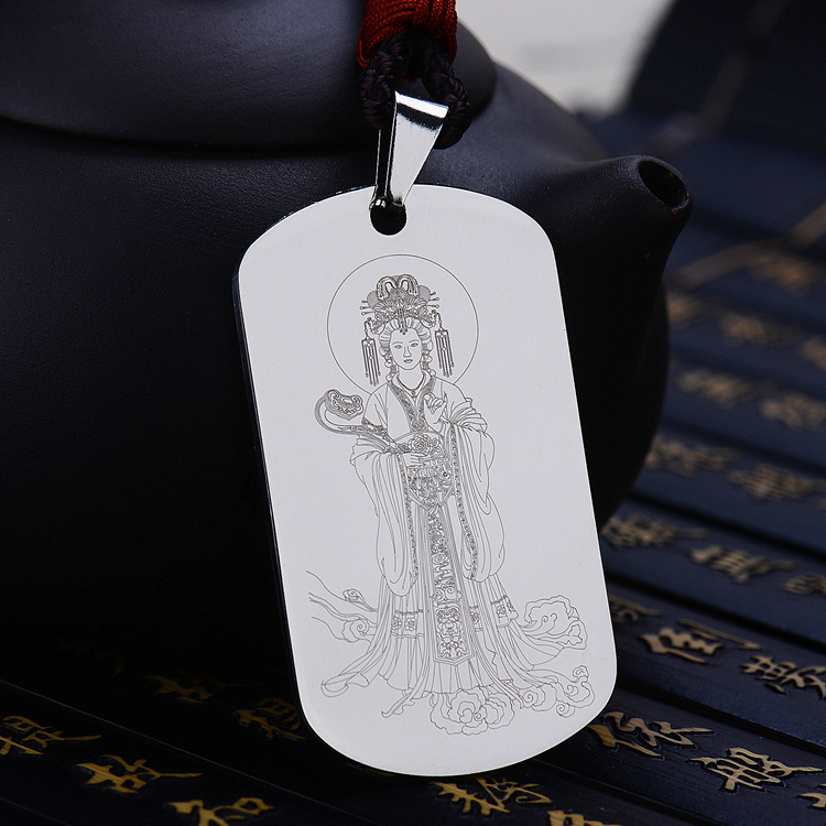 道教用品法器妈祖神像天后圣母海神娘娘开光护身符项链吊坠道家