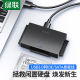 绿联ide转USB3.0易驱线串口sata外置接3.5英寸2.5通用台式机电脑笔记本连接机械ssd固态硬盘转接口光驱读取器