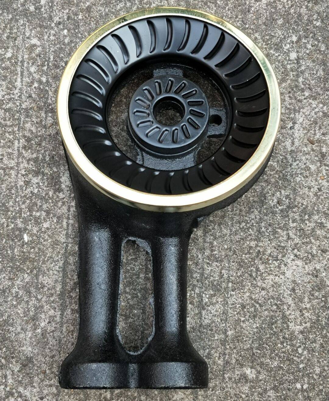 普通台式连体炉头 115#内旋火灶头 115mm内旋风加厚炉头