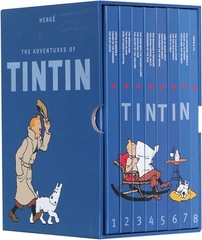 The Adventures of Tintin丁丁历险记8本全漫画故事合集礼盒装