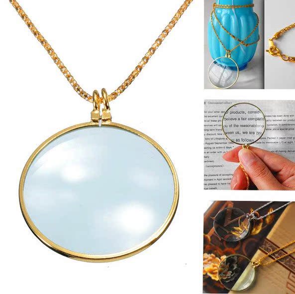Zinc necklace 6 times reading newspaper hanging magnifying g在类目 3C数码配件, 手机配件, 手机保护套/壳中 - 来自Buy2taobao.com提供专业的淘宝代购服务