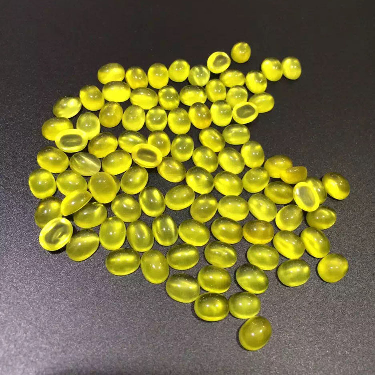 天然金葡萄石裸石界面好荧光椭圆形希望之石可配戒指吊坠耳钉