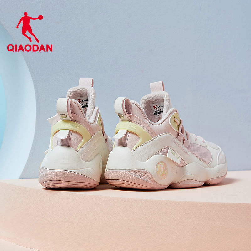 中国乔丹篮球鞋女鞋2024夏季高帮休闲网面透气篮球鞋女学生运动鞋