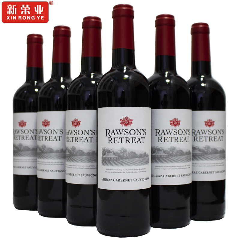 奔富洛神山庄西拉赤霞珠干红葡萄酒750ml*6瓶装 南非原装进口红酒
