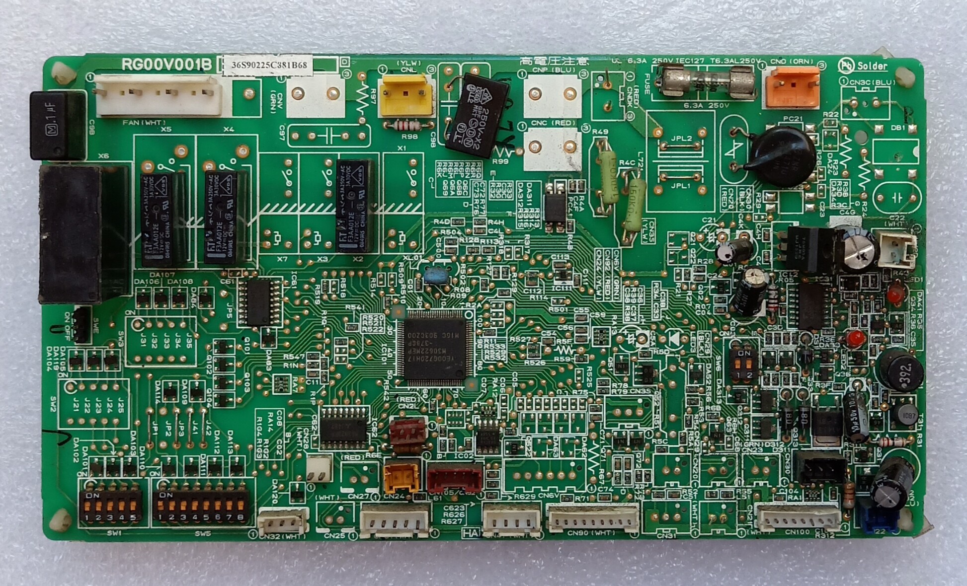 三菱电机电脑rg00v001brg76v004g02psh5jaktsrf122wlspcb电路板
