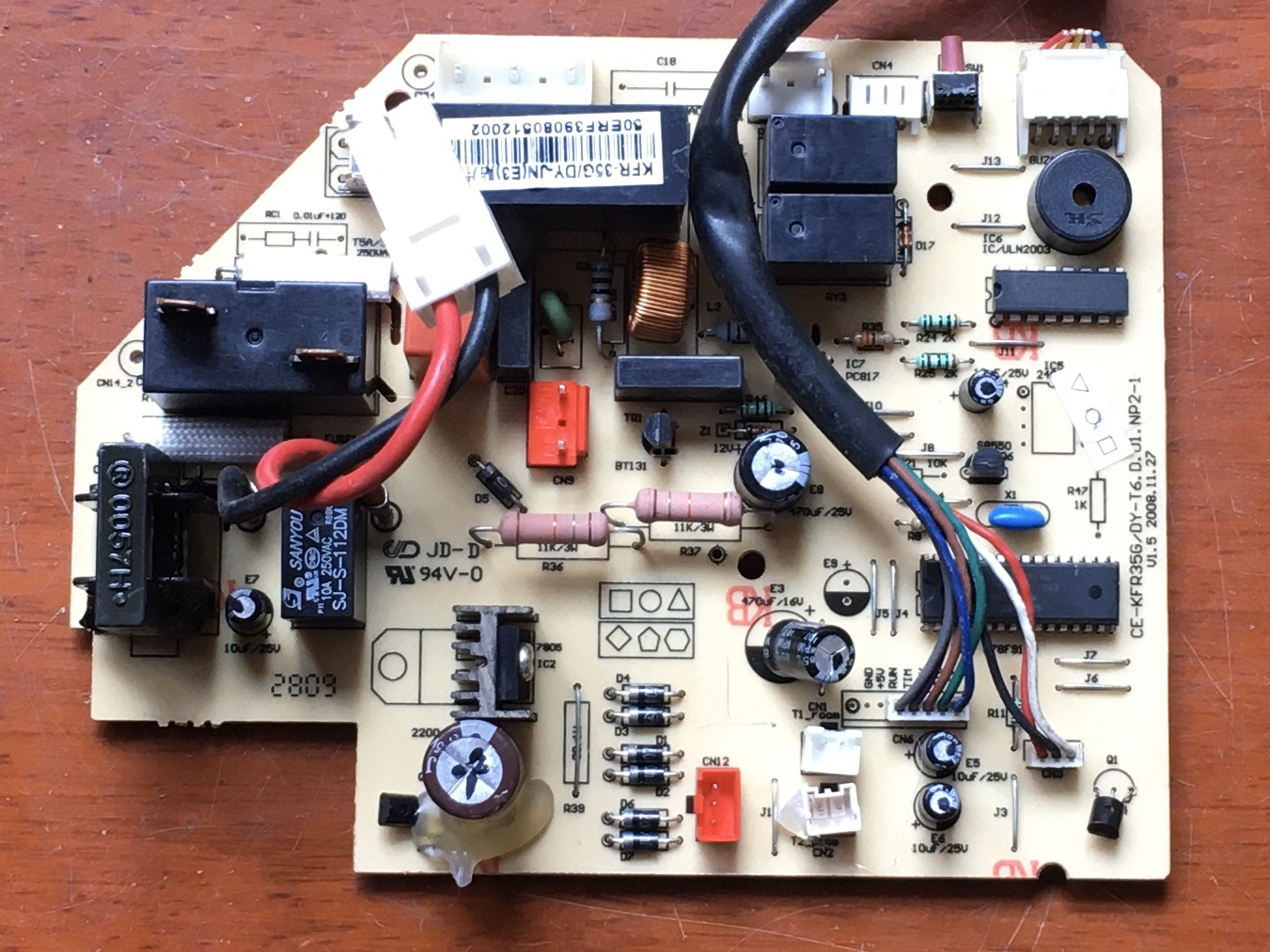 美的空调电脑主板cekfr35gdyt6d01np21电控电路板pcb电路板