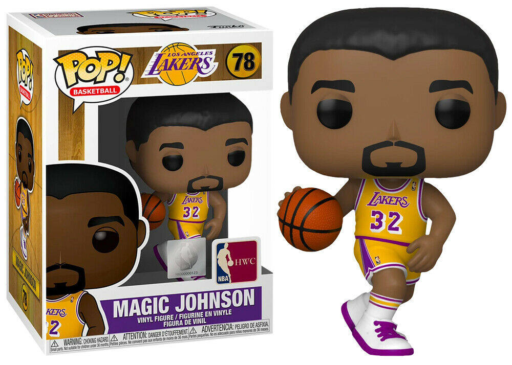 funko nba篮球明星pop公仔 手办模型人偶玩具湖人队魔术师约翰逊