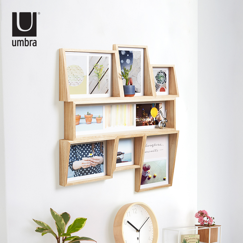 Umbra 愛集組合牆式相框挂牆照片餐廳牆面裝飾置物架現代簡約飯廳在類目 家居飾品, 相框/畫框中 - 來自Buy2taobao.com提供專業的淘寶代購服務