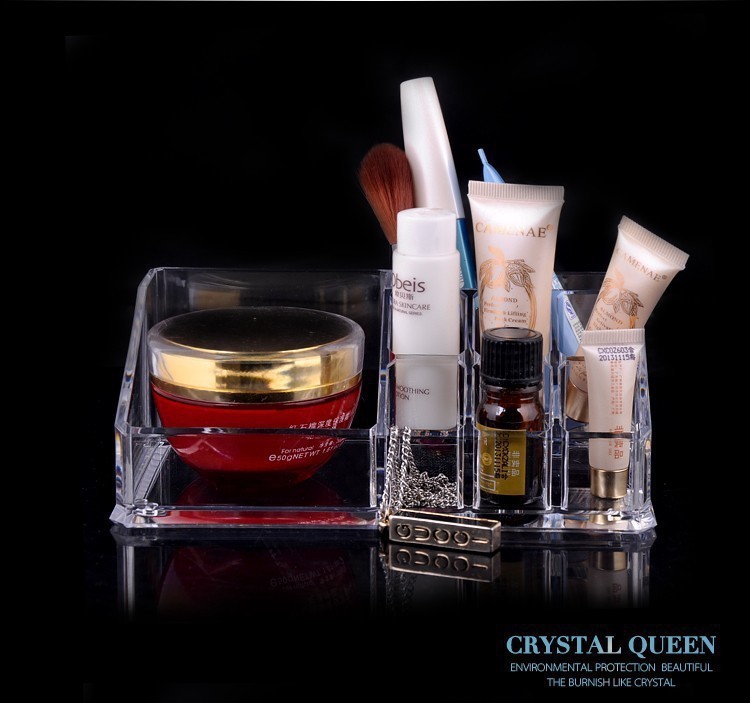 9 Grid Crystal Transparent Acrylic Makeup Organizer holder B|ruв категории велосипед/езда оборудования/запасных частей, велостоянка, больше ремонт средства - от Buy2taobao.com для оказания профессиональной услуги покупки агента Taobao