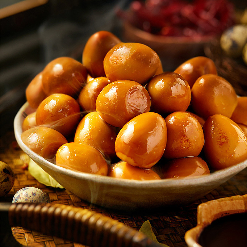 鹌鹑皮蛋鹌鹑小鸟皮蛋小变蛋松花蛋60枚