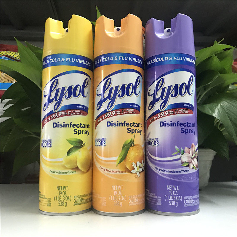 lysol disinfectant spray  杀菌  消毒  莱苏清晨微风空气清新剂