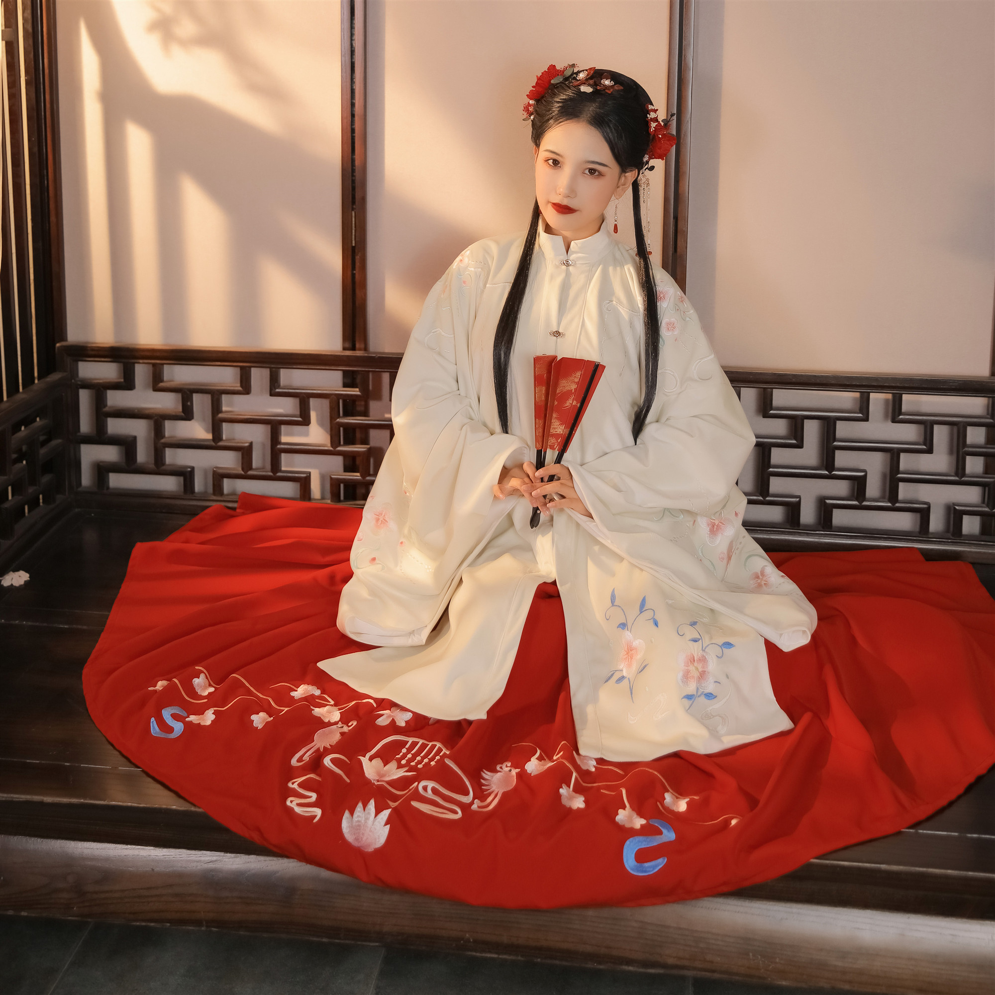 金陵阅江花朝记原创古迹寻踪系列原创明制直身春秋汉服男装