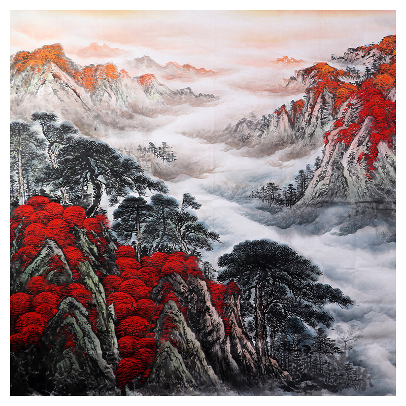 李晓海《鸿运当头》职业画家