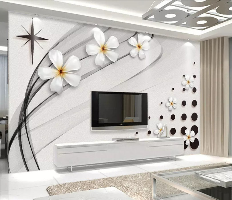 影视墙壁画欧式沙发背景墙布现代简约客厅墙纸北欧电视背景墙壁纸