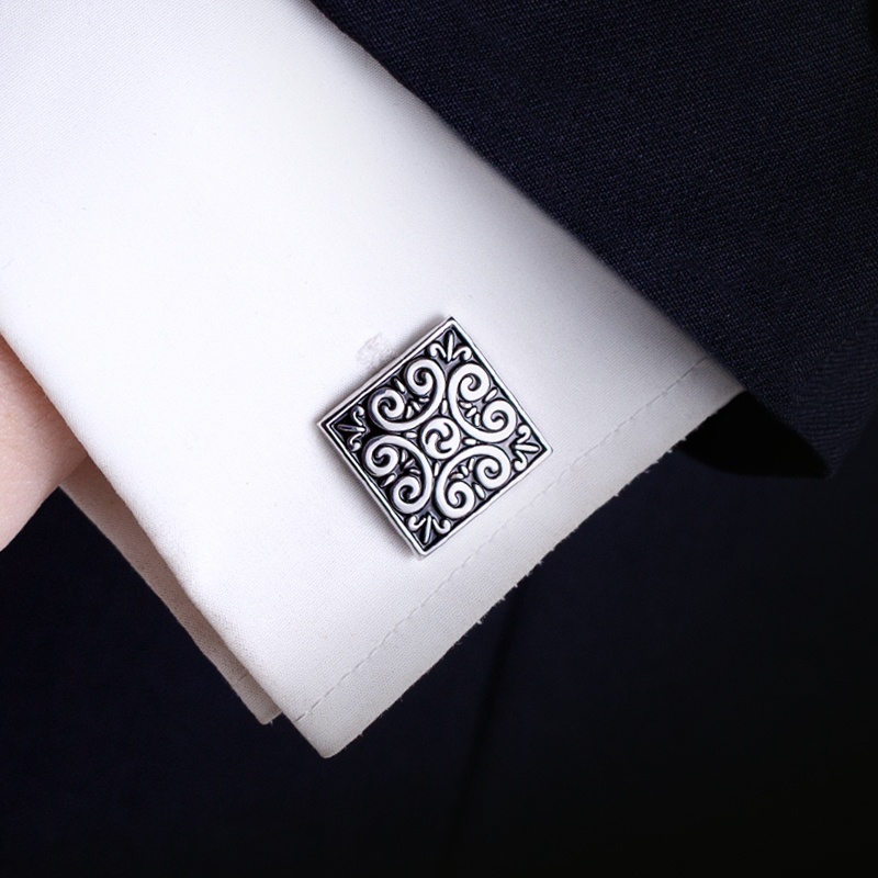 法式衬衫袖口钉男士袖扣定制衬衣装饰袖口扣钉袖钉刻字 Cufflinks