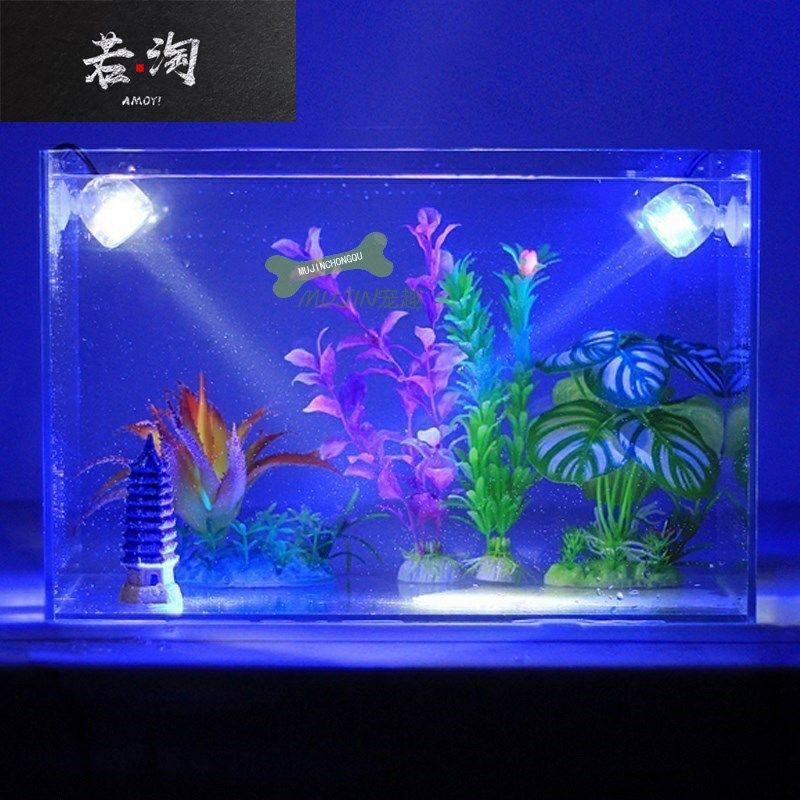 迷你小彩灯 变色_鱼缸七彩灯水族迷你灯led潜水灯小夜灯防水变色射灯