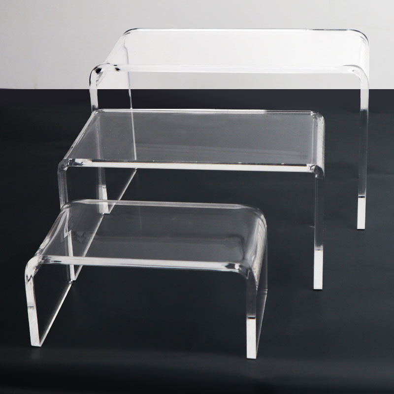 亚克力鞋托鞋架展示架儿童塑料鞋托鞋店透明成人鞋子架托摆放支架