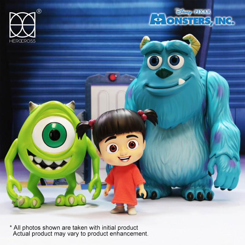 (今日10折)herocross迪士尼怪兽大学系列大眼仔苏利文手办摆件模型潮