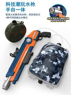儿童背包水枪玩具喷水呲水枪高压强力手自一体大容量泼水节装备小