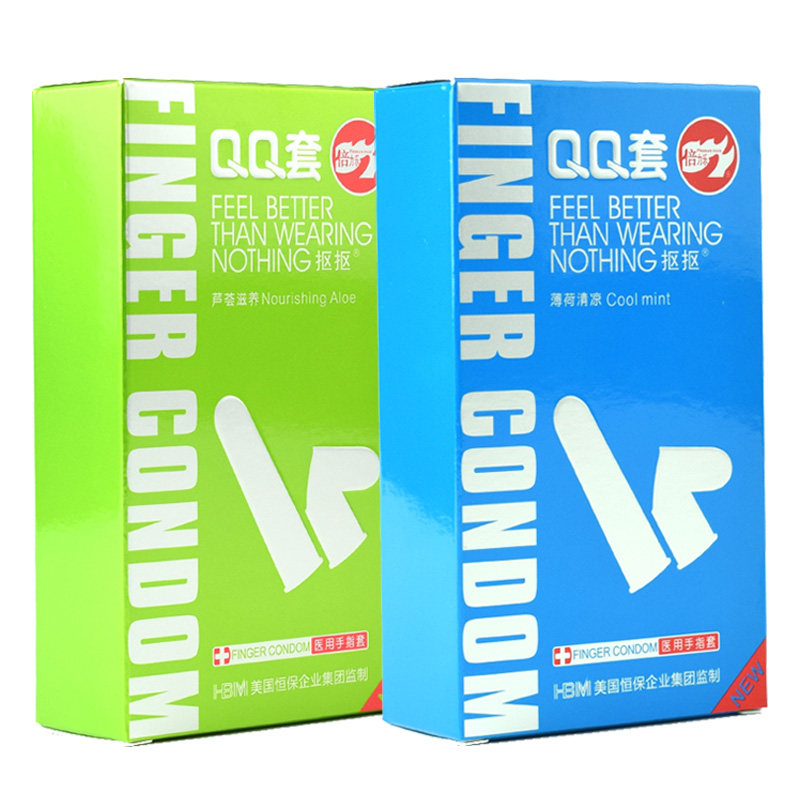 倍力乐qq套手指套扣抠扣抠避孕套男用女用自慰高潮安全套情趣用品