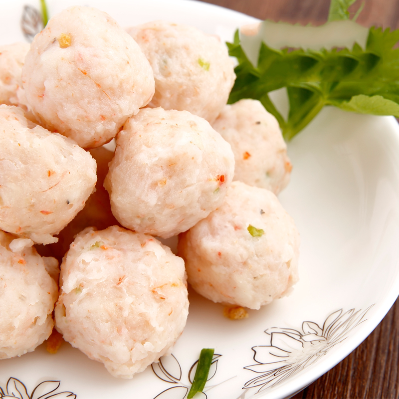 虾丸5斤装涮火锅食材火锅店专用冷冻配菜豆捞丸子新鲜