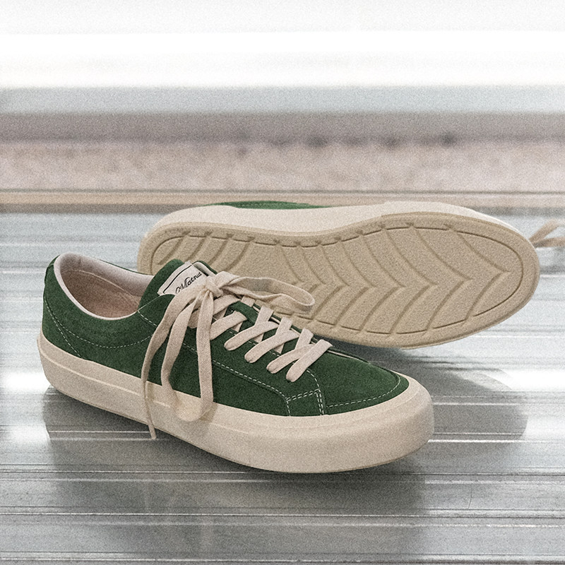 matnut blood tk 森林绿色春夏氛围 原创增高厚底 复古米色底板鞋