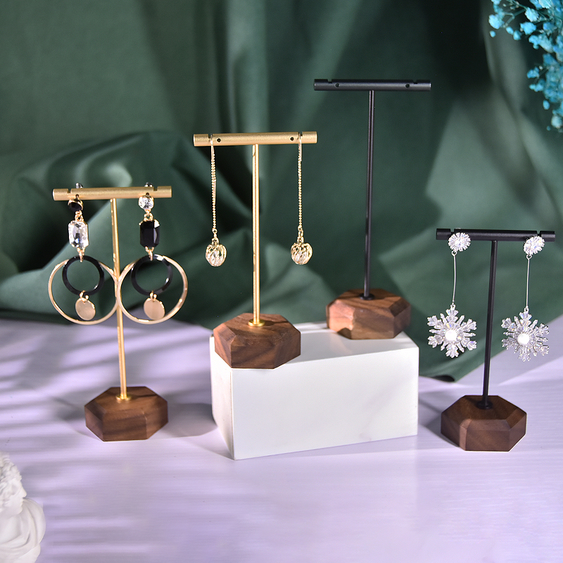 创意女家用耳环架收纳旋转饰品首饰展示架摆挂耳环耳钉架耳坠架子