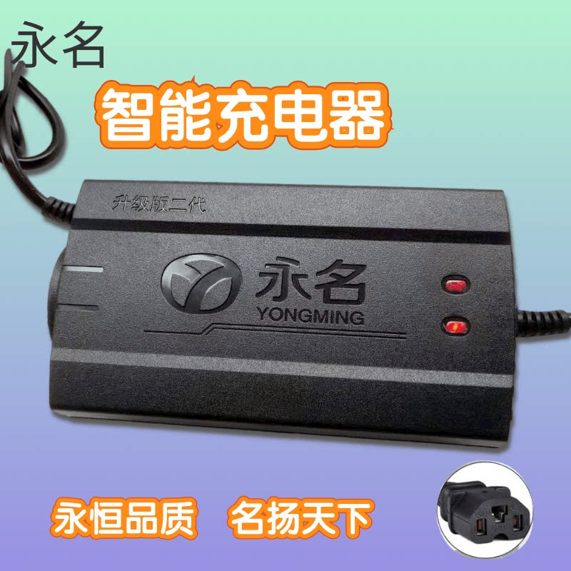 电动车电瓶车三轮充电器永名48v20a60v22a72v20a铅酸智能自动断电