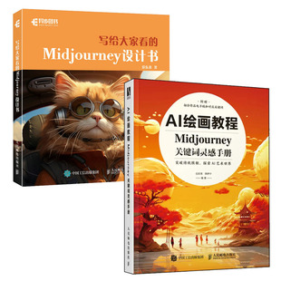 AI绘画教程Midjourney关键词灵感手册+写给大家看的Midjourney设计书