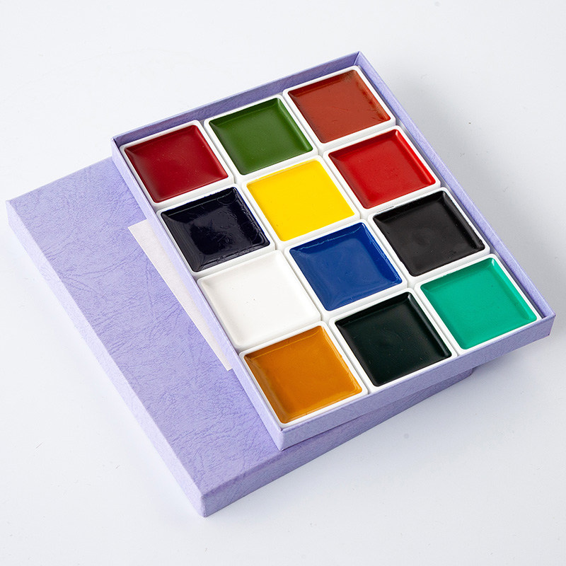 油画画材全套工具油画颜料套装24色油彩油画箱画具材料用品绘画