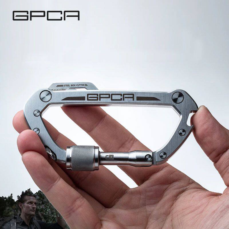 快速钥匙扣titanium钛合金背包扣蒸汽朋克keychain钛简约创意腰扣