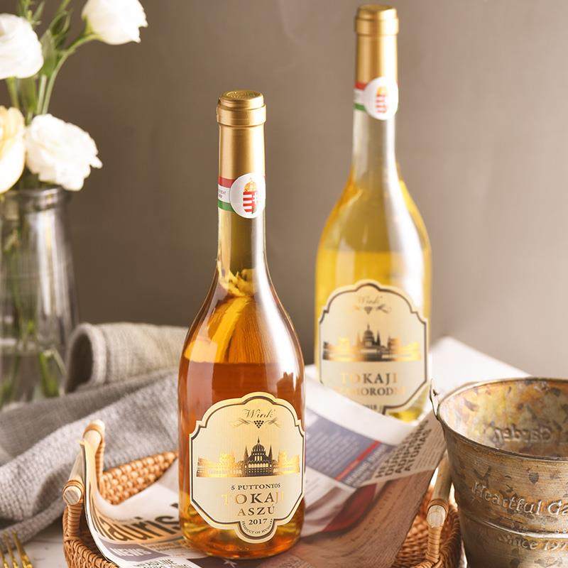 匈牙利托卡伊进口贵腐酒wink 5篓小贵腐甜白葡萄酒甜酒女生礼盒装
