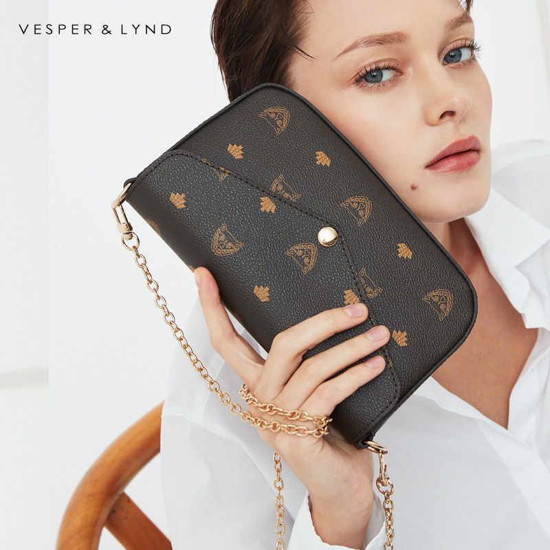 vesper lynd小方包vl602欧美品牌时尚链条小包