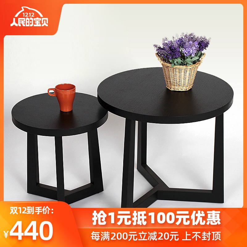 Northern Europe modern Simplicity solid wood Corner table tea table a living room sofa Side table Small round table originality furniture Ruichi tea tablein the Residential furniture , Categories , Tea table category - from Buy2taobao.com to provide professional Taobao agent buy service