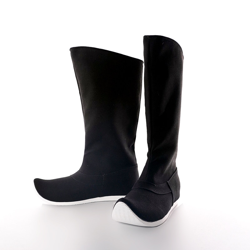 【流烟昔泠-新款皂靴】传统汉服配饰靴子千层底手工制作汉服皂靴