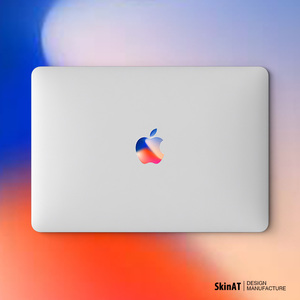 skinat macbook air贴纸苹果笔记本logo彩膜mac pro电脑贴膜配件